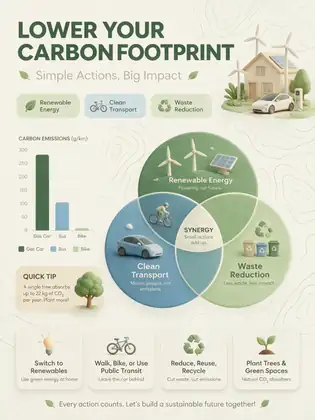 Official Seedream 5.0 Pro carbon footprint infographic with soft 3D icons and structured charts.