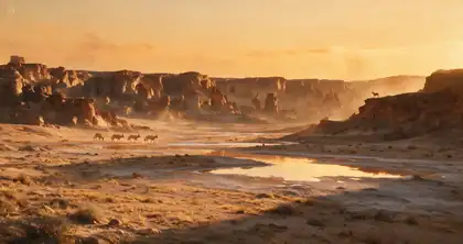 Official Seedream 5.0 Pro hero carousel image with a desert cliff landscape.