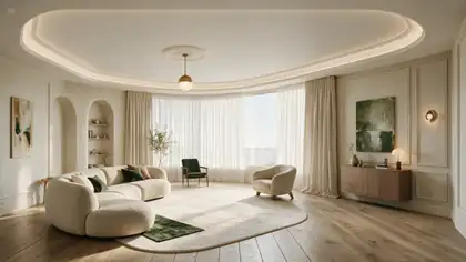 Official Seedream 5.0 Pro interior editing output based on annotated room changes.